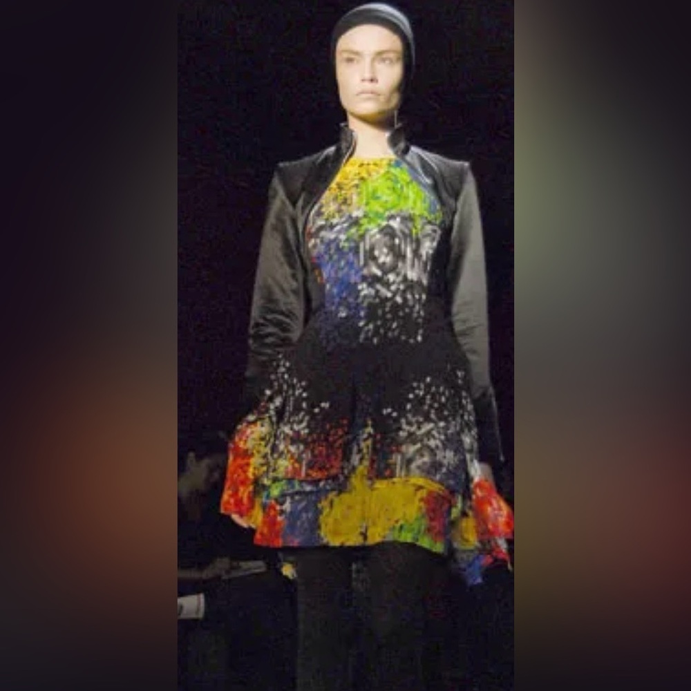 Jonathan Saunders Silk Abstract Pixel Print
Halter Dress RUNWAY 2009 Designer